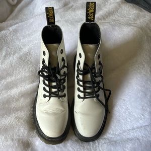 great condition white doc martens